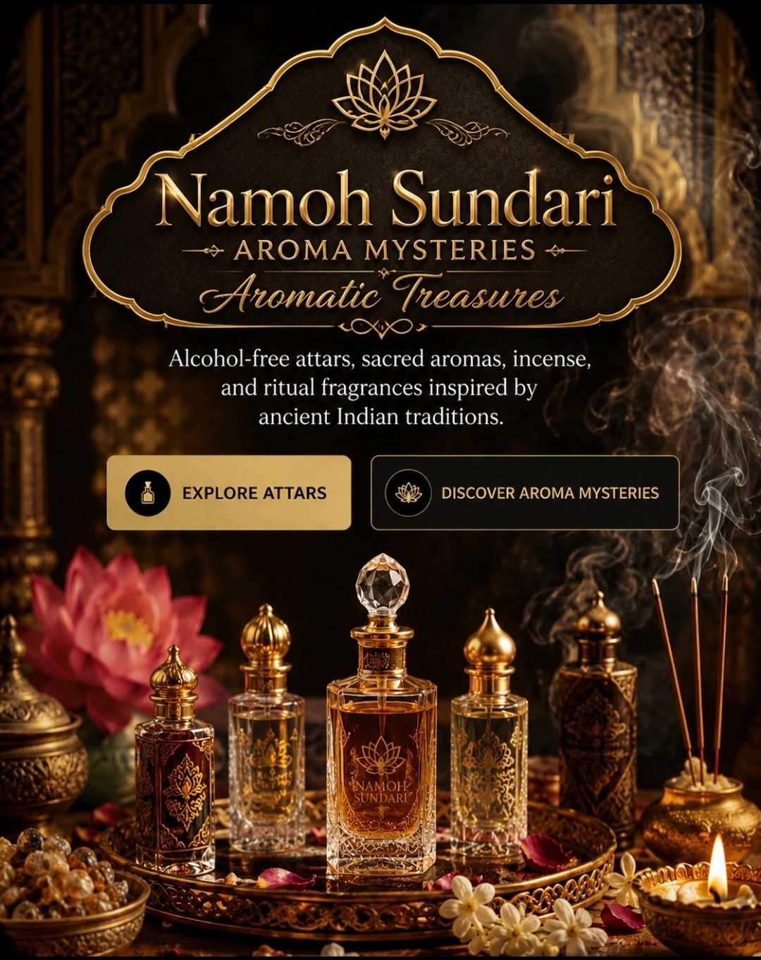 How Namoh Sundari Is Redefining Luxury Spiritual Attars & Aroma Wellness